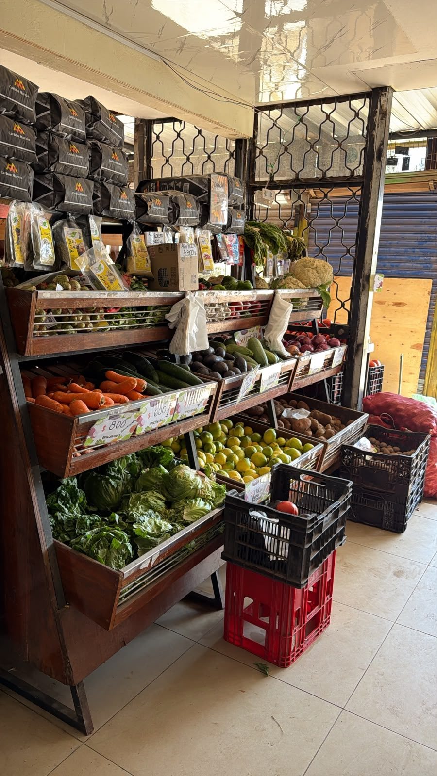 Frutas y verduras frescas